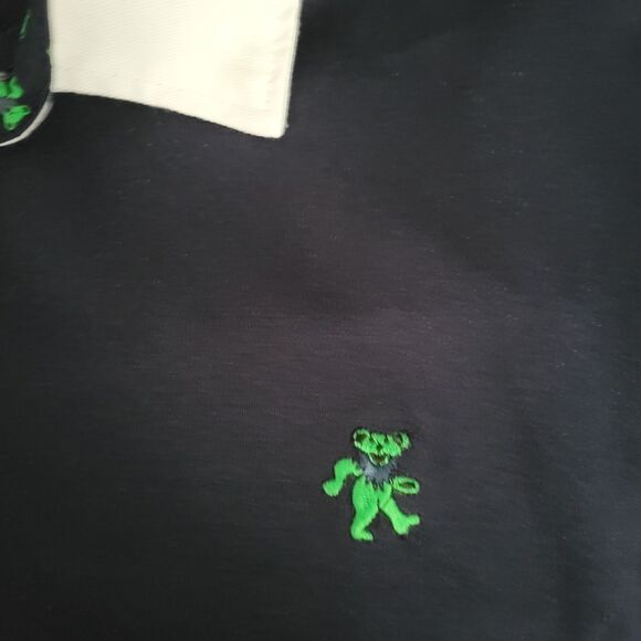 Grateful Dead Long Sleeve Shirt With Green Dancing Bear Size XL - Picture 7 of 8
